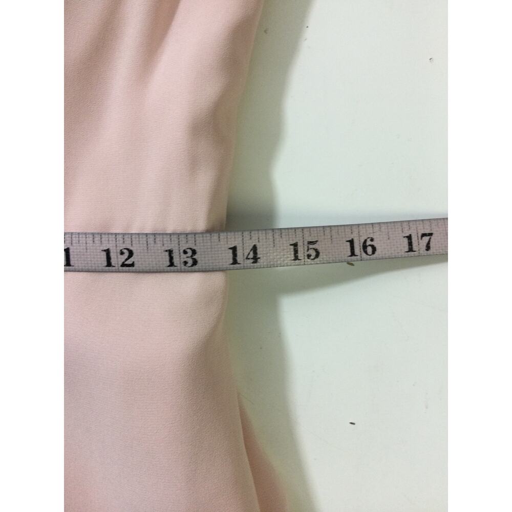 AW BRIDAL 4 S pearl pink chiffon cowl neck bridesmaid party maxi dress NEW B26 - Picture 5 of 7